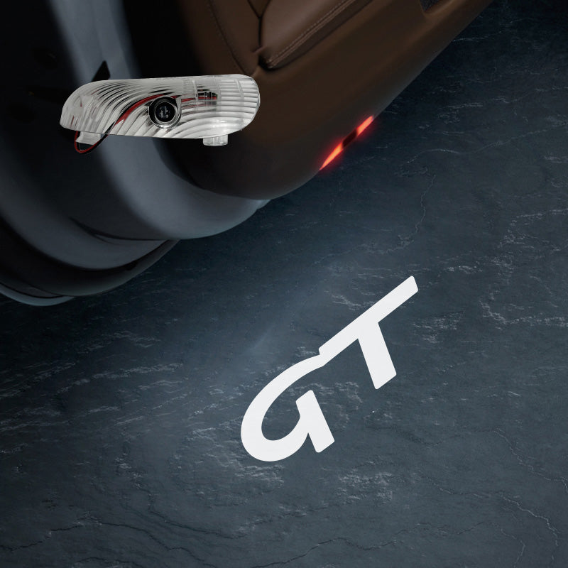 2 Pcs Car Door Welcome Light Alfa Romeo GT 147 Safety Logo Shadow Ghost Lamp Decor Projector HD LED Glass Lens Never Fade