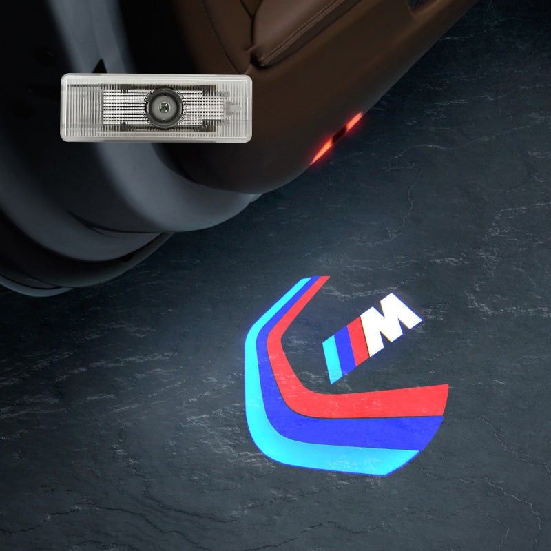 2 Pcs Car Door Welcome Light For BMW 1Series 2Series 3Series 4Series 5Series 6Series 7Series 8Series X1 X2 X3 X4 X5 X6 X7 Safety Logo Shadow Ghost Lamp Decor Projector
