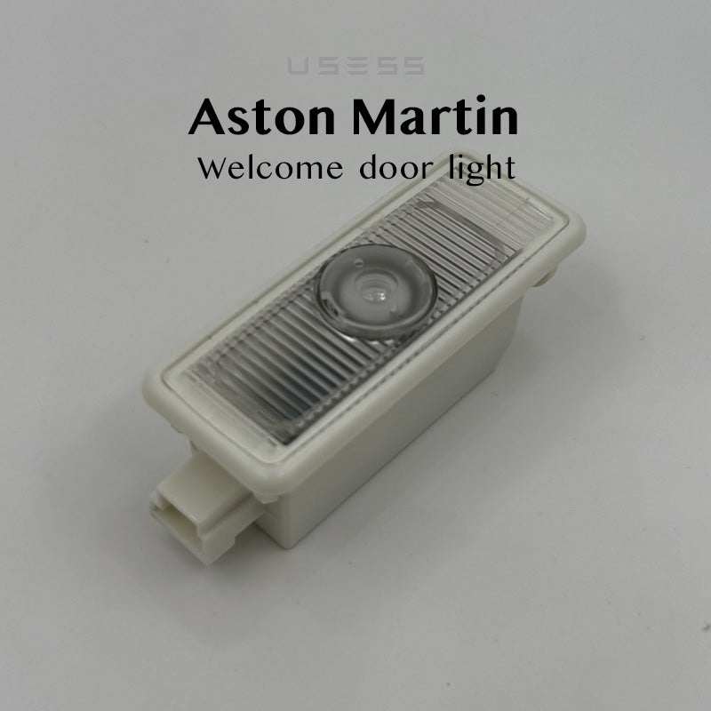 2 Pcs Car Door Welcome Light For Aston Martin DB9 DB11 DBX DB10 DBS V8 Vantage Rapide Vanquish  Safety Logo Shadow Ghost Lamp Decor Projector HD LED Glass Lens Never Fade